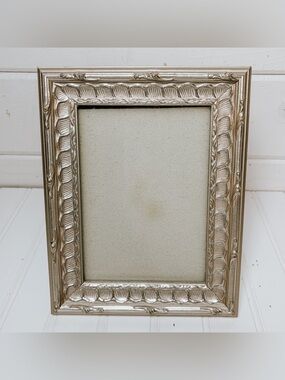 Vintage Silver Tone Ornate Picture Frame